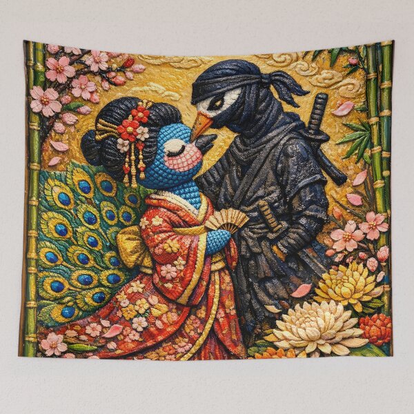 Item preview, The Peacock and the Crane designed and sold by MatureProcure.