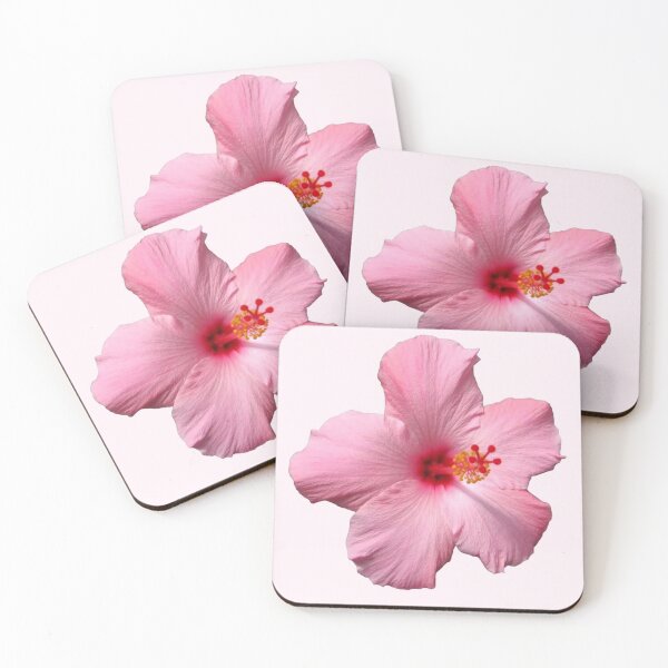 Item preview, pink hibiscus flower sticker designed and sold by inainart.