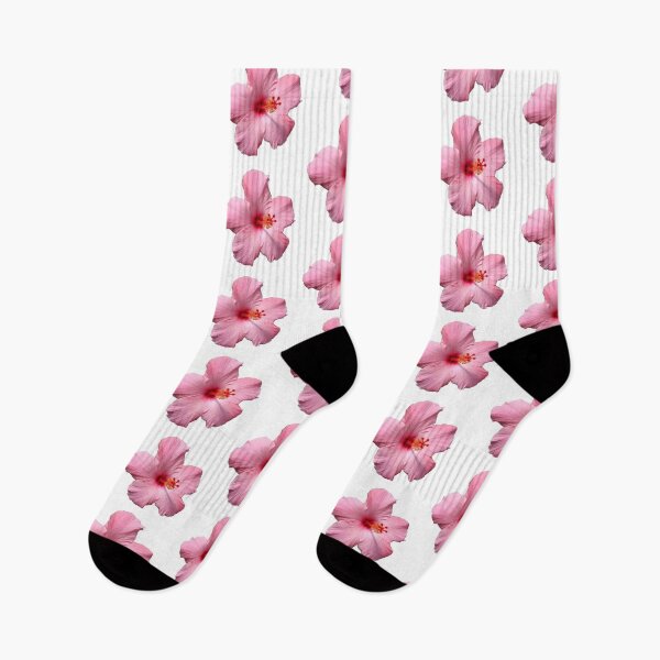 Item preview, pink hibiscus flower sticker designed and sold by inainart.