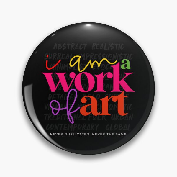 Item preview, I AM A WORK OF ART designed and sold by alegnacreates.