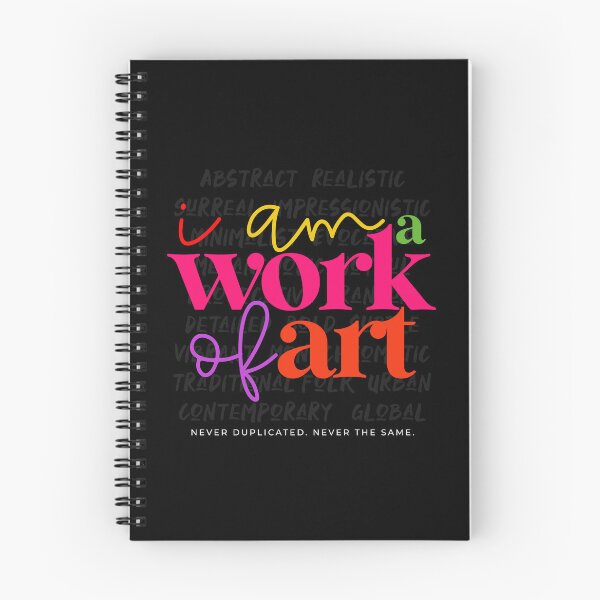 Item preview, I AM A WORK OF ART designed and sold by alegnacreates.