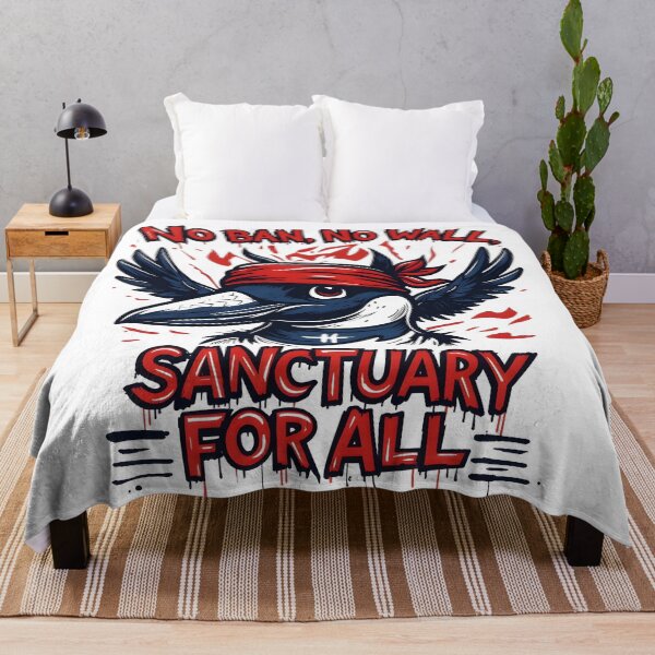 Item preview, Anti ice Rebel loon No ban, no wall, sanctuary for all designed and sold by Uglyandcute.