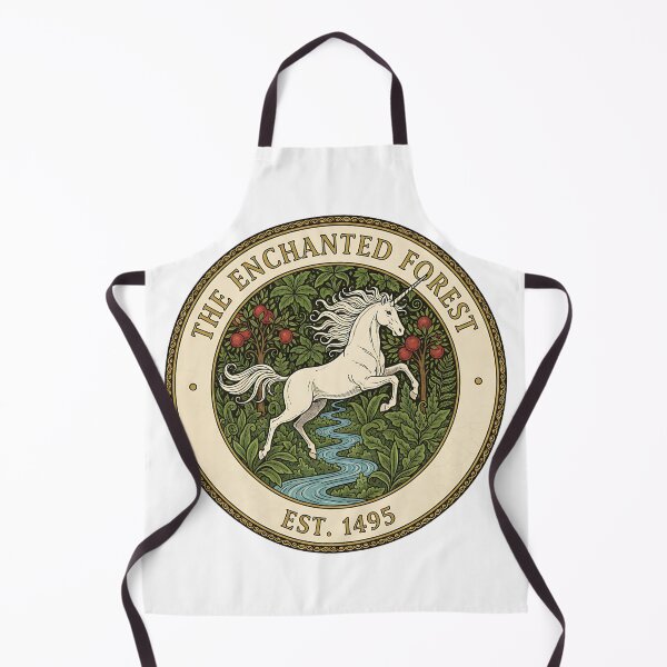 Item preview, The Enchanted Forest - Vintage Medieval Unicorn Emblem designed and sold by SHK-Designs.