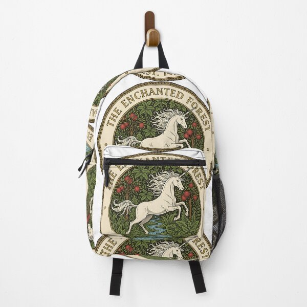 Item preview, The Enchanted Forest - Vintage Medieval Unicorn Emblem designed and sold by SHK-Designs.