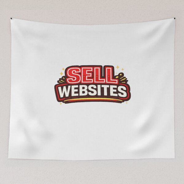 Item preview, Sell Websites Bold Typography – Website Flipping Sticker designed and sold by JordanInk Studio.