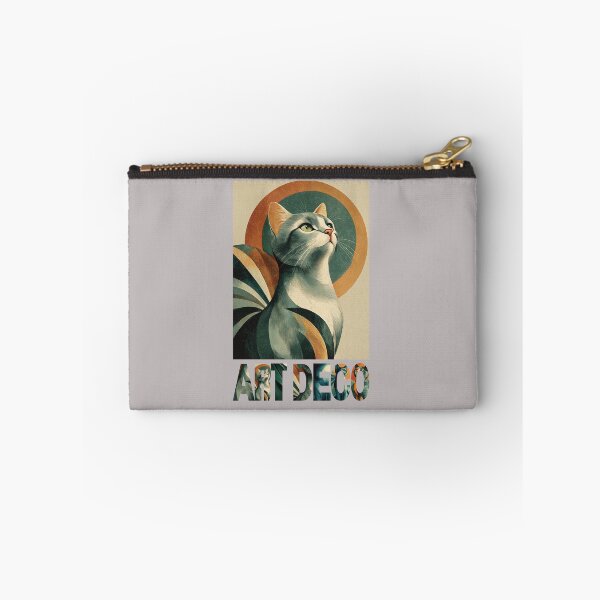 Item preview, Art deco cat designed and sold by ARTpatrycha.