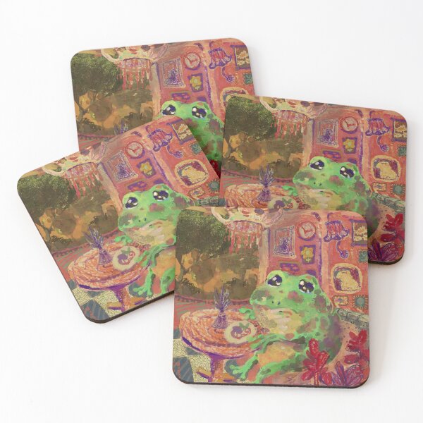 Item preview, The frog went to a fancy restaurant and the food was awful (my most personal piece of art yet). designed and sold by guilhernunes.