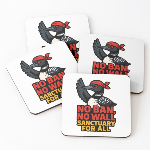 Item preview, Anti ice Rebel loon No ban, no wall, sanctuary for all designed and sold by Uglyandcute.