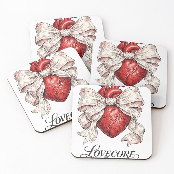 Item preview, Coquette Red Heart Bow Cute Soft Girl Aesthetic Graphic designed and sold by UnivStore.