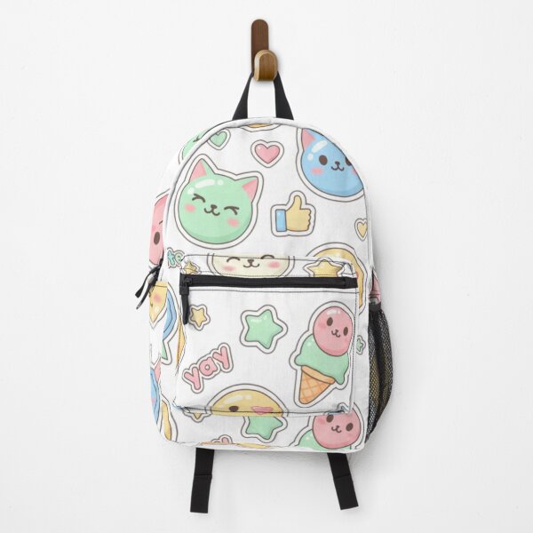 Item preview, Kawaii Pastel Emoji Sticker Pack - Cute Faces, Cats, and Sweets designed and sold by IntrusiveMind210.