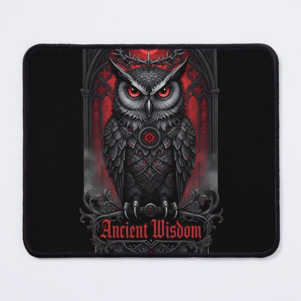 Item preview, Ancient Wisdom Owl - Gothic Dark Aesthetic Occult Art designed and sold by Crown & Claw.