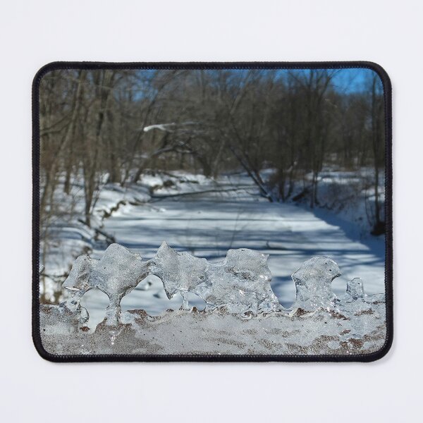 Item preview, Ice and snow on the Huron River designed and sold by J Rier Photography.