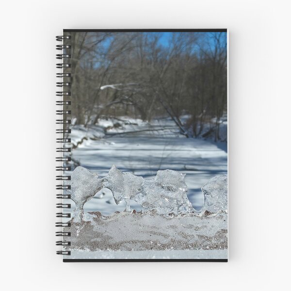 Item preview, Ice and snow on the Huron River designed and sold by J Rier Photography.