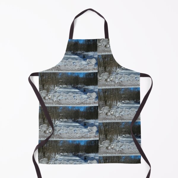 Item preview, Ice and snow on the Huron River designed and sold by J Rier Photography.