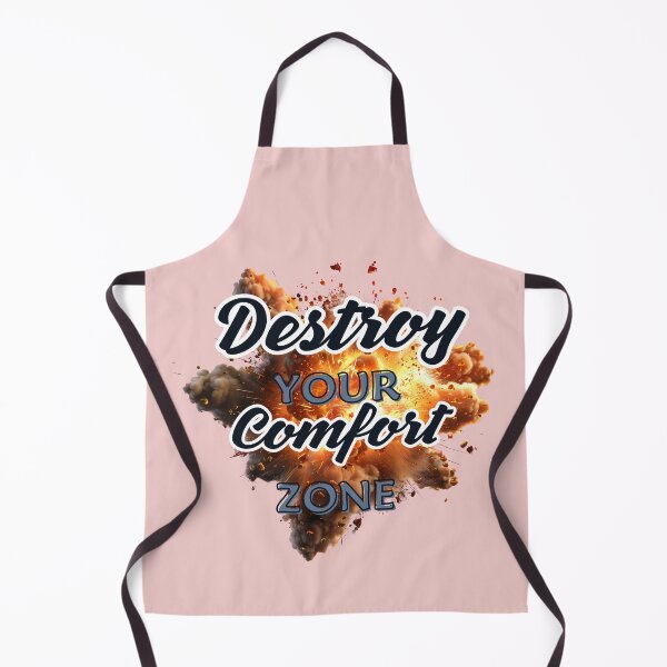 Aperçu de l'œuvre Destroy Your Comfort Zone - Bold Motivational Explosion Design créée et vendue par INOKAD.