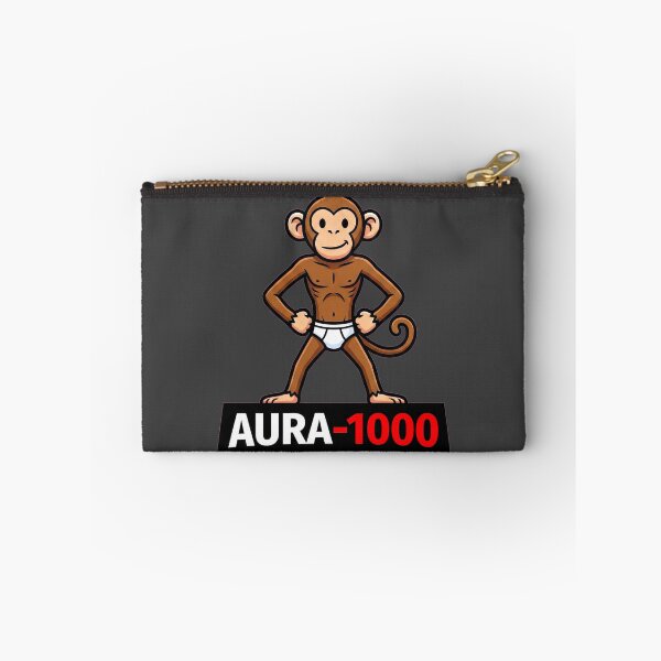 Item preview, Aura -1000 Funny Monkey in Underwear Meme designed and sold by WildCute.