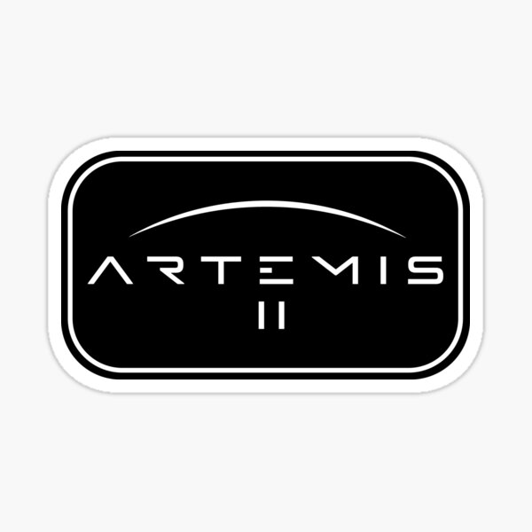Artemis 2 - Mission Moon Orbit Sticker