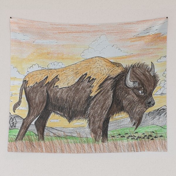 Item preview, Where the buffalo roam  designed and sold by Matt Starr Fine Art .