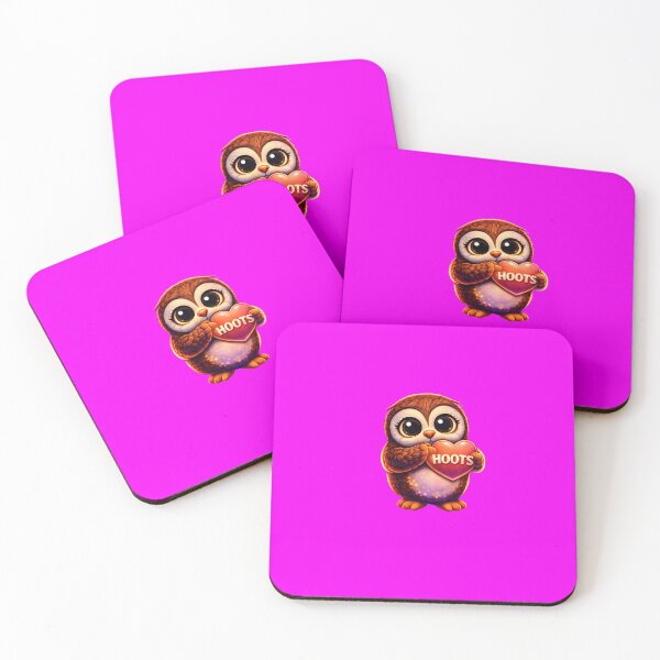 Item preview, Hoots – MAC’s Minis Valentine 6 (Neon Edition) designed and sold by MACodDesigns.
