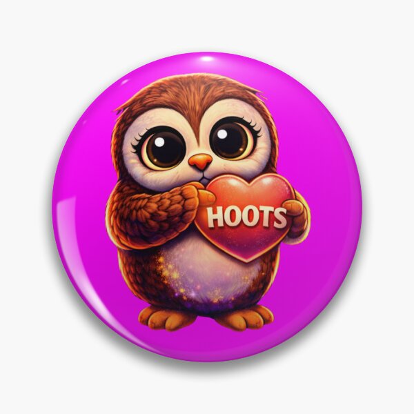Artikelvorschau, Hoots – MAC’s Minis Valentine 6 (Neon Edition) entworfen und verkauft von MACodDesigns.