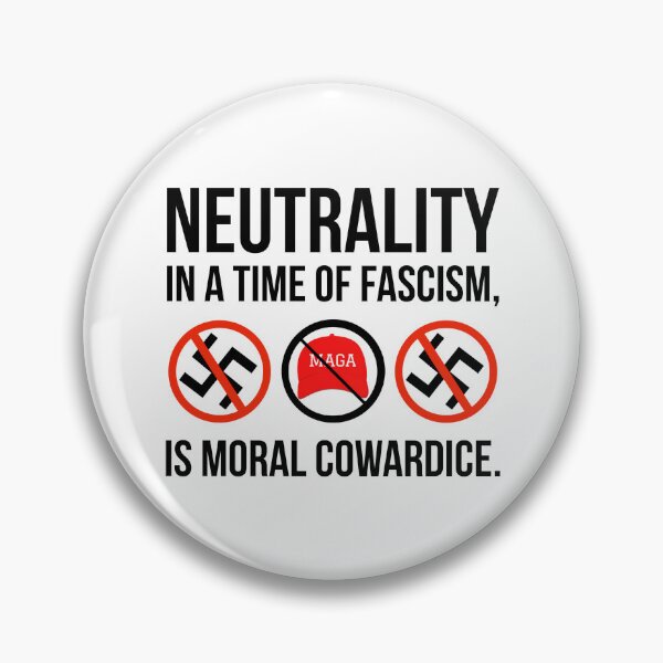 Item preview, Neutrality is moral cowardice.  designed and sold by Rachel the Artist .