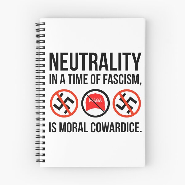 Item preview, Neutrality is moral cowardice.  designed and sold by Rachel the Artist .