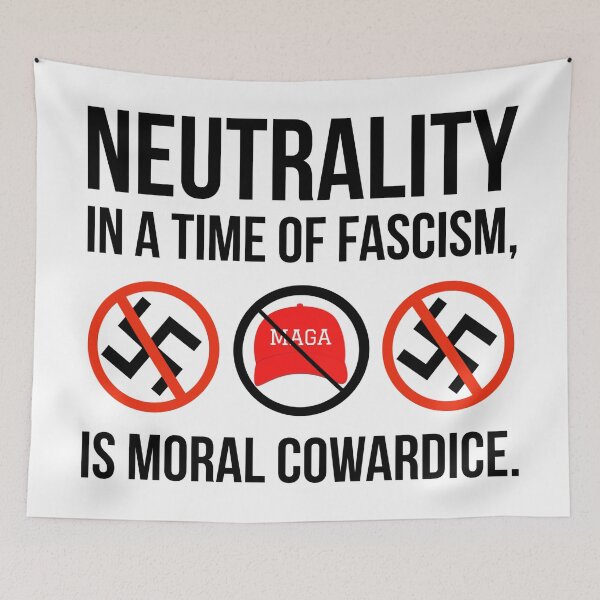 Item preview, Neutrality is moral cowardice.  designed and sold by Rachel the Artist .