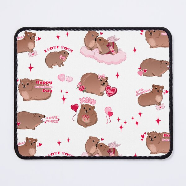 Item preview, Valentine's Hyraxes designed and sold by rachelka.