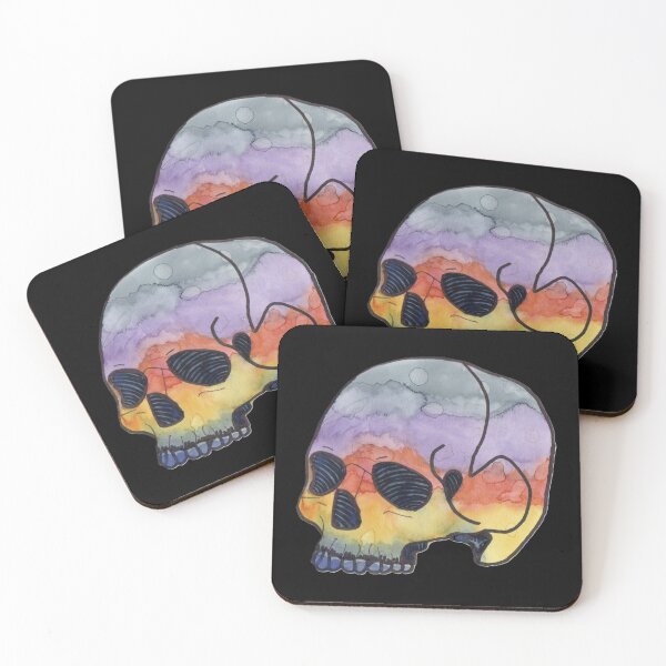 Item preview, Watercolor Skull designed and sold by S.N.Evans_Artist.