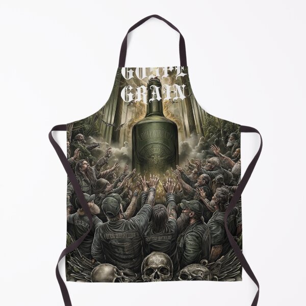 Item preview, The Gospel of Grain | Biker Preacher with Whiskey designed and sold by CodeDistilled.
