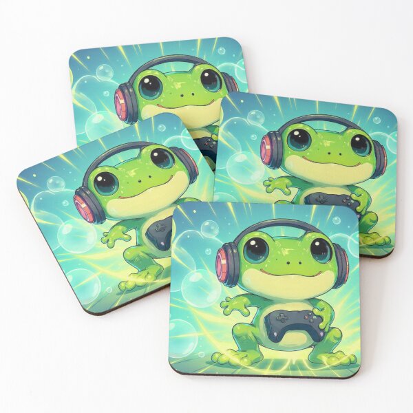 Item preview, Flashing Bubble Gamer Froggy designed and sold by The Strongest Froggy.