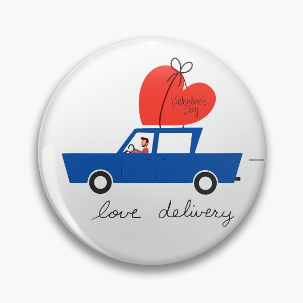 Item preview, Vintage Classic Car Love Delivery designed and sold by PrintCarClub.