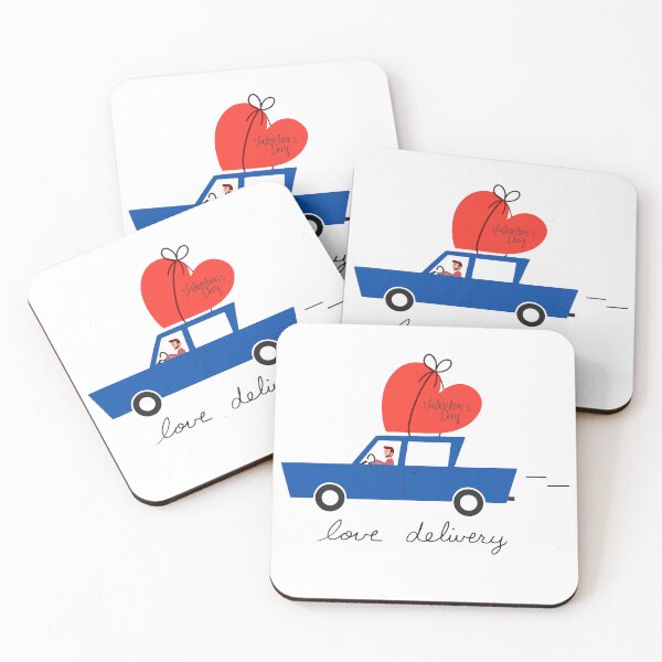 Item preview, Vintage Classic Car Love Delivery designed and sold by PrintCarClub.