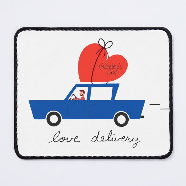 Item preview, Vintage Classic Car Love Delivery designed and sold by PrintCarClub.