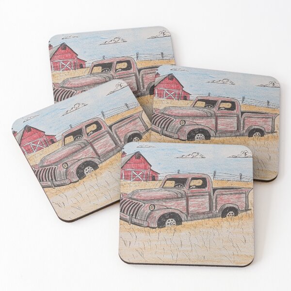 Item preview, Old truck at the farm  designed and sold by Matt Starr Fine Art .