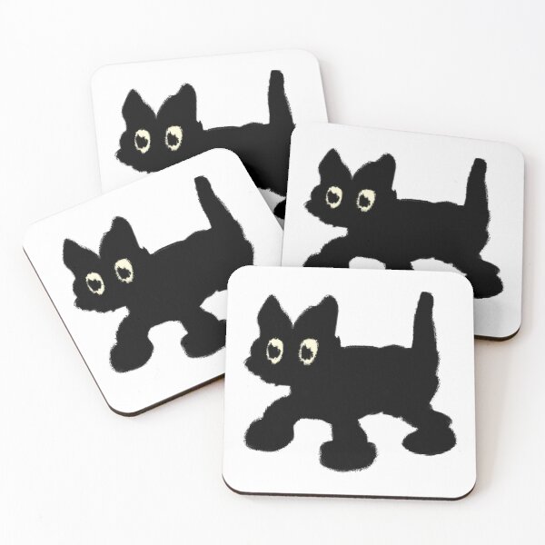 Item preview, Jumping Void Cat Sticker designed and sold by RozDoz.