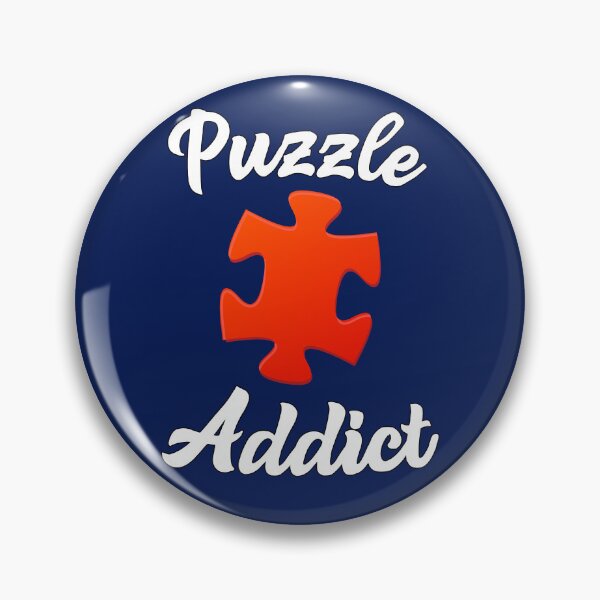 Item preview, Puzzle Addict Funny Jigsaw Puzzle Lover designed and sold by SharpThreadZ.