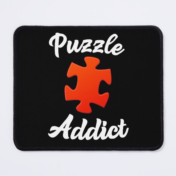 Item preview, Puzzle Addict Funny Jigsaw Puzzle Lover designed and sold by SharpThreadZ.