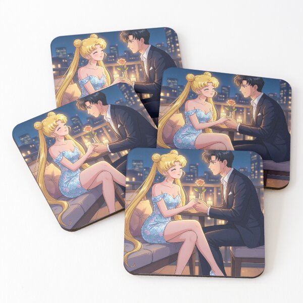 Item preview, Usagi and Mamoru Date Night designed and sold by Solace Sparkles.