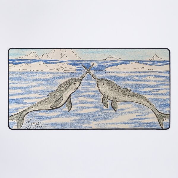 Item preview, Narwhal Love designed and sold by Matt Starr Fine Art .