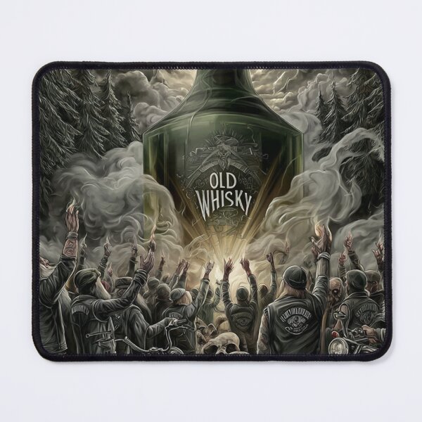 Item preview, Gods of Gas and Grain | Motorcycle and Whiskey Art designed and sold by CodeDistilled.