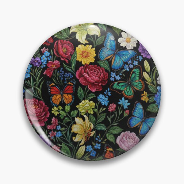Item preview, Midnight Botanical Flutter designed and sold by ZEYCAT.