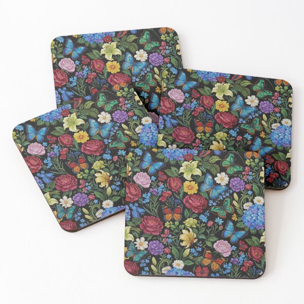 Item preview, Midnight Botanical Flutter designed and sold by ZEYCAT.
