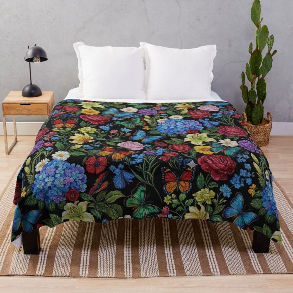 Item preview, Midnight Botanical Flutter designed and sold by ZEYCAT.