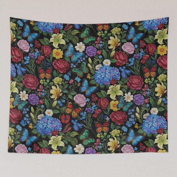 Item preview, Midnight Botanical Flutter designed and sold by ZEYCAT.