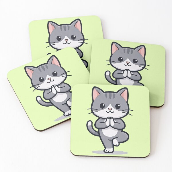 Item preview, Yoga Cat_PJ Style designed and sold by lionkingpj2020.