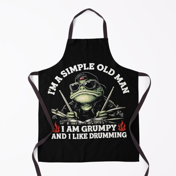 Item preview, I'm A Simple Old Man I Am Grumpy and I Like Boobs Frog designed and sold by gear-posters.