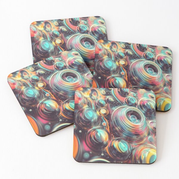 Item preview, Psychedelic Soundwaves – Melting Teal & Orange Vinyl designed and sold by B-Russ-Stuff.