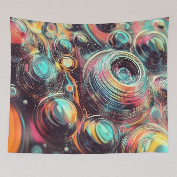 Item preview, Psychedelic Soundwaves – Melting Teal & Orange Vinyl designed and sold by B-Russ-Stuff.