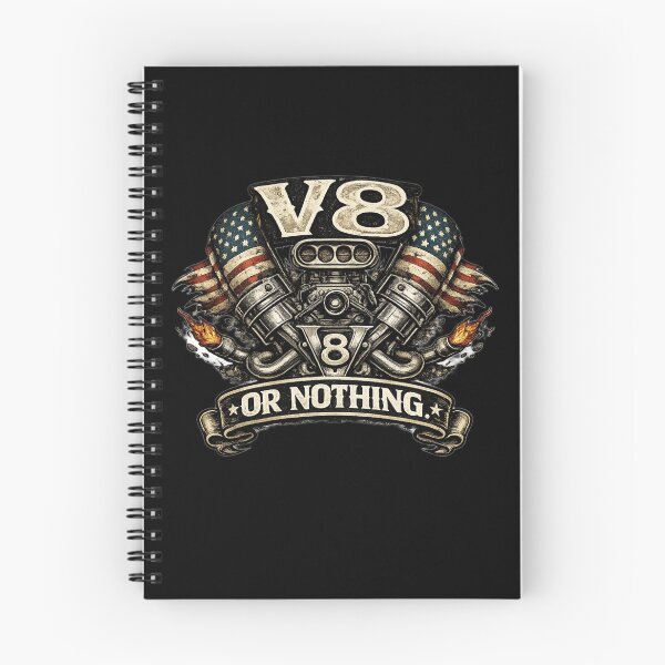 Item preview, V8 or nothing - Classic Cars - muscle car designed and sold by RiTaMerch.